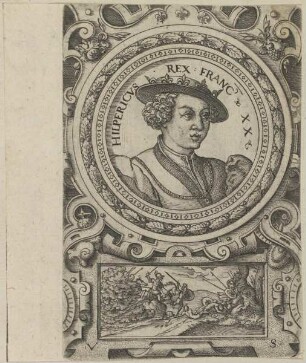 Bildnis des Hilpericvs Rex