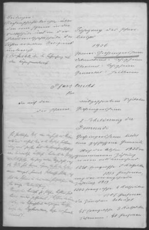 Großingersheim: Pfarrbericht 1926