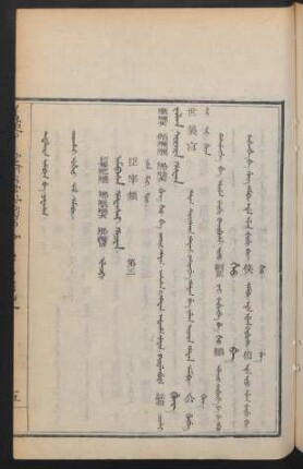 Ambasa hafasai hacin. ilaci = 臣宰類 第三