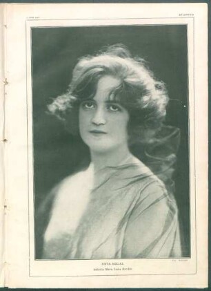Nota social. - Señorita María Luisa Garrido