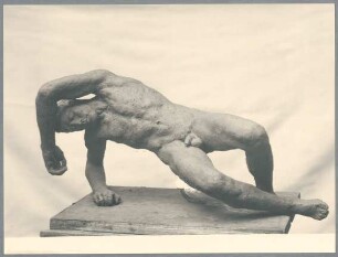 Sterbender, 1944, Gips oder Ton