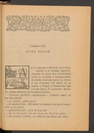 Capítulo CXL - Otro dolor
