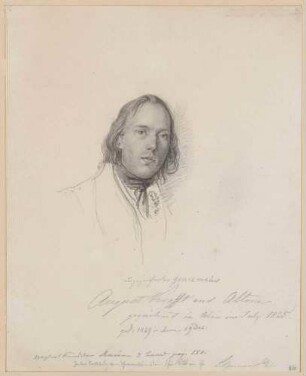 Bildnis Krafft, Johann August (1798-1830), Maler