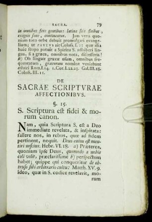 De sacrae Scripturae affectionibus.