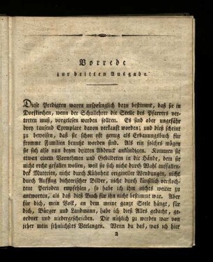 Vorrede zur dritten Ausgabe.