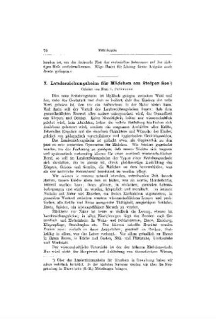Landerziehungsheim für Mädchen am Stolper See