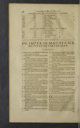 De Imperio Magni Chami sive Regis Tartarorum.