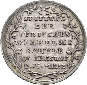 Stiftung der Jüdischen Wilhelmsschule Breslau