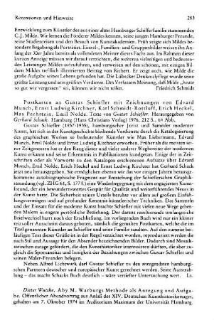 Postkarten an Gustav Schiefler, mit Zeichnungen von Edvard Munch, Ernst Ludwig Kirchner, Karl Schmidt-Rottluff, Erich Heckel, Max Pechstein, Emil Nolde, Texte von Gustav Schiefler, hrsg. von Gerhard Schack : Hamburg, Christians, 1976