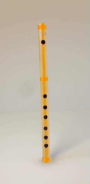 open transverse flute with finger holes