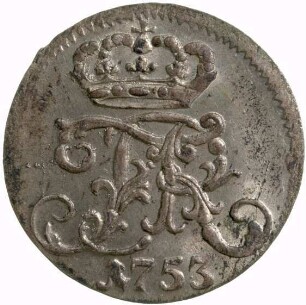 Münze, Groschen, 1753