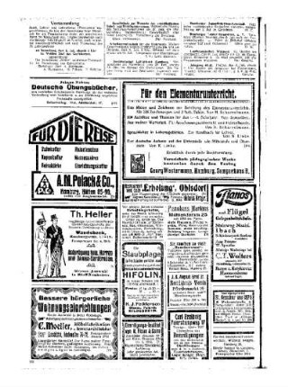 [Anzeigen] : Beilage zu Nr. 26 der Pädagogischen Reform