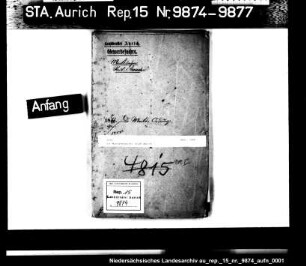Die Marktordnung der Stadt Aurich
