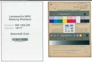 Entnazifizierung Erich Boennhoff, geb. 05.08.1901 (Schmied)