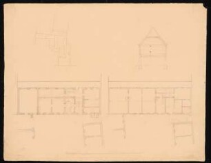 Brandenburgischer Provinziallandtag, Berlin: Lageplan, Grundrisse, Schnitt