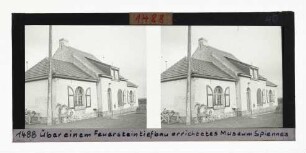 Über einem Feuersteintiefbau errichtetes Museum, Spiennes