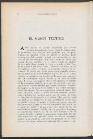 El monje Teótimo