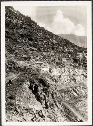 Österreich, Steiermark. Terrassen des Erzberges