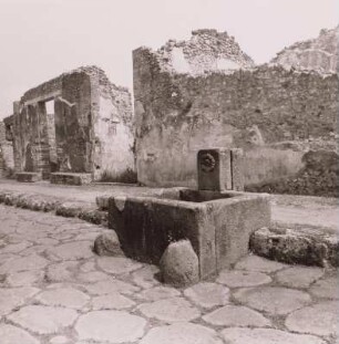Italien, Straßenbrunnen, Pompeji