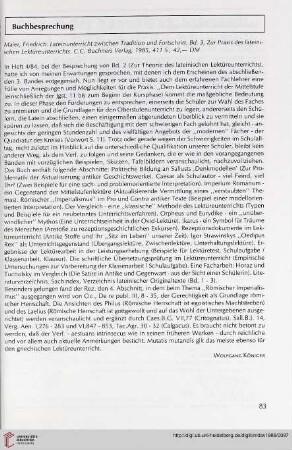 Buchbesprechung