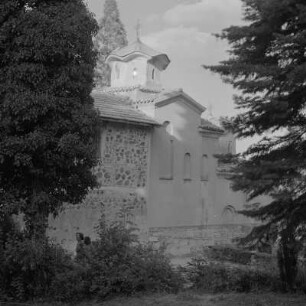 Die Kirche von Boyana, eine mittelalterliche bulgarisch-orthodoxe Kirche im gleichnamigen Stadtbezirk von Sofia