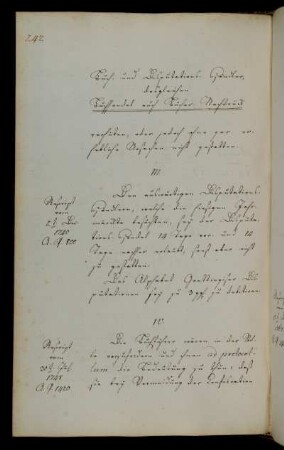 [Auszug aus:] Vorladung verschiedener Buchhändler aufgrund des Handels mit den religionsspöttischen Schriften und Verbot zum Verkauf dieser Bücher sowie Regelungen zur Überprüfung und der Strafe bei Nichteinhaltung.