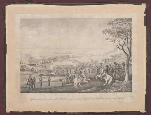 "Gefecht zwischen den grosherzoglich Badischen und französischen Truppen beim Ausfall aus Strasburg den 9ten Juli 1815."