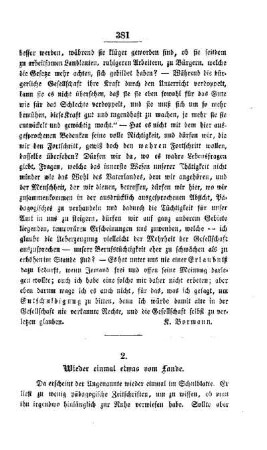Wieder einmal etwas vom Lande