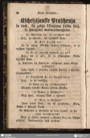 [Krotke Praschenja]