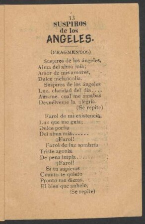 Suspiros de los ángeles. : (Fragmentos)