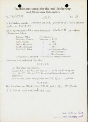 Maier, Johanna