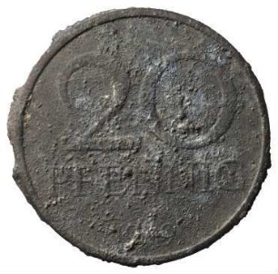 Fundmünze, 20 Pfennig, 1969