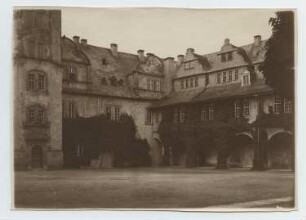 Schloss Weilburg, Weilburg: Ansicht, Detail Burghof