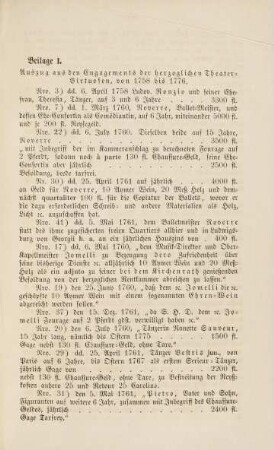 213-247, Beilage I-V