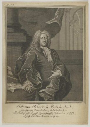 Bildnis des Johann Friderich Kutschenbach