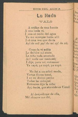 La hada : Vals
