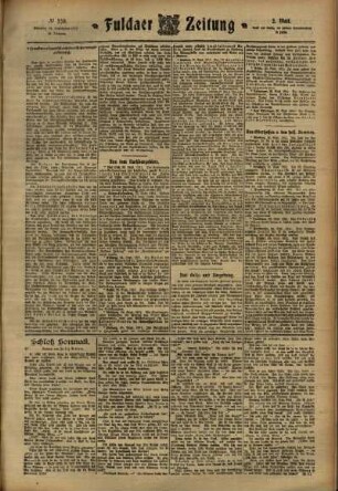 Zweite Ausgabe vom Dienstag, den 26. September 1911.