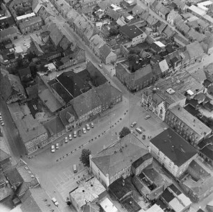 Marktplatz von Sternberg : Blickrichtung Südwesten