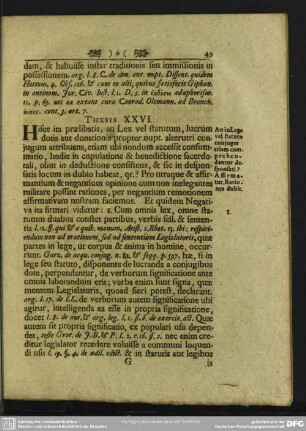 Thesis XXVI