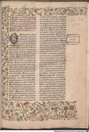 Incipit opusculu[m] trip[ar]titum de p[rae]ceptis decalogi. De [con]fessione. et de arte moriendi