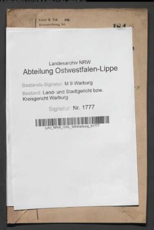 Erblasser: Pieper, Heinrich; Erblasser: Pieper, Margarethe, geb. Vieschon: