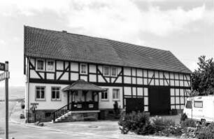 Wohnhaus (Einhaus, Fachwerk); Frankenau, Lorfestraße 4