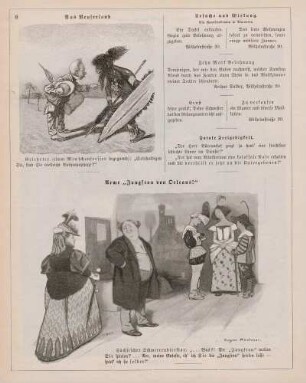 "Aus Neuseeland" "Arme 'Jungfrau von Orleans!'"