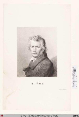Bildnis Christian Daniel Rauch