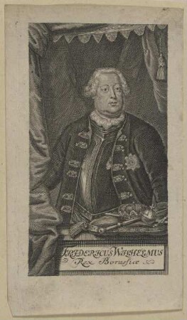 Bildnis des Fridericus Wilhelmus, König von Preußen