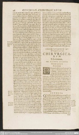 Observationum et Curationum Chirurgicarum Liber nonus, De ossibus Luxatis