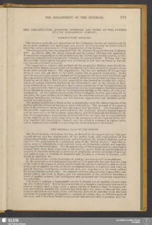 The General Plan Of The Survey