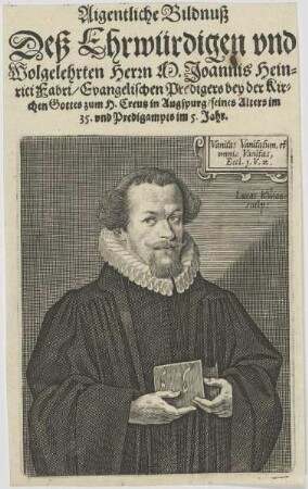 Bildnis des Johannes Heinricus Fabrius