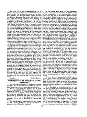 Die Neugestaltung des thüringischen höheren Schulwesens