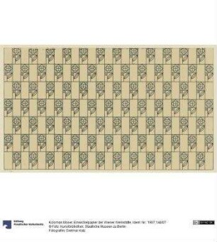 Einwickelpapier der Wiener Werkstätte